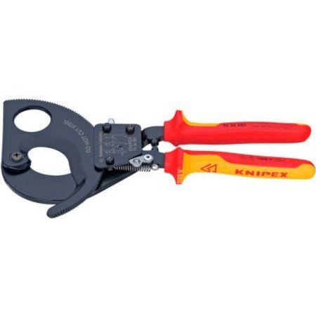 KNIPEX KNIPEX® 95 36 280 SBA Insulated Cable Cutters-Ratcheting Type-1,000V 11" OAL 95 36 280 SBA
